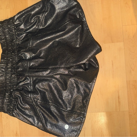 Lululemon Athletica Metallic Gray Shorts - Picture 4 of 4